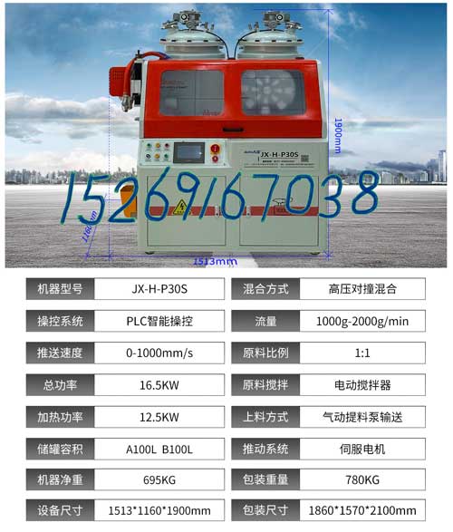 JX-H-P30S鋁型材穿條機參數